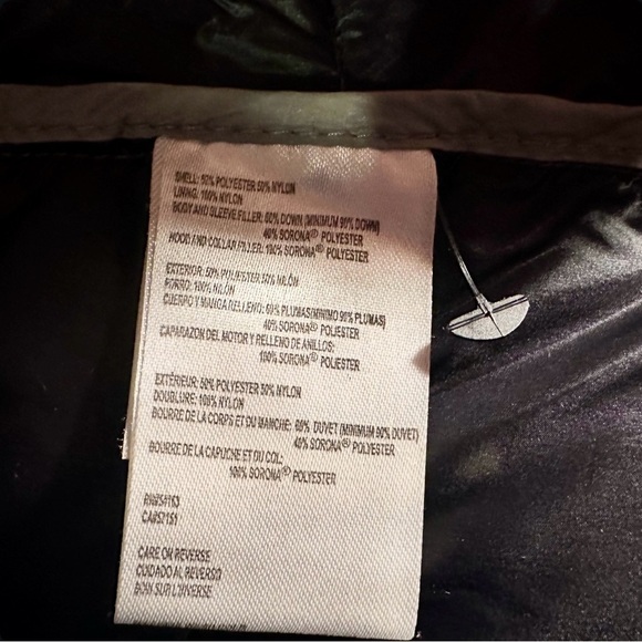 Calvin Klein Pewter Metallic Packable Down-Fill Blend Long Length Puffer Coat S - Picture 8 of 16